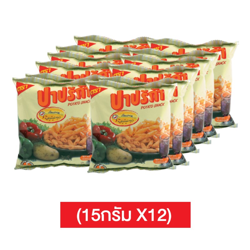 ปาปริก้า มันฝรั่งกรอบ 13กรัม X12