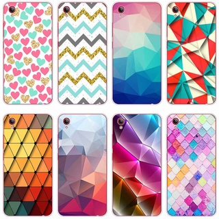 Vivo y53 y55 y91 y91c s1 2019 s1 pro  Case TPU Soft Silicon Protecitve Shell Phone casing Cover Geometric Graphic