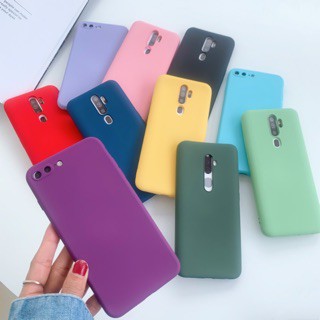 caseTPU เคส พลาสเทล กำมะหยี่รอง รุ่น Oppo Reno5 Reno6 A74 A54 Reno2F Reno4 A5-2020 A16 A16K Reno6Z เคสออปโป้ A9-20