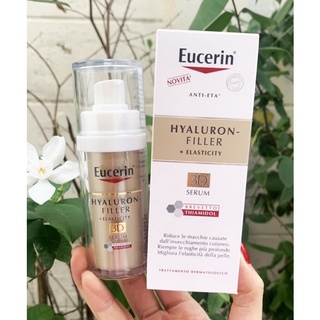 เซรั่ม Eucerin Hyaluron-Filler +Elasticity 3D Serum / Hyaluron [HD] Radiance-Lift Filler 3D Serum 30ml.