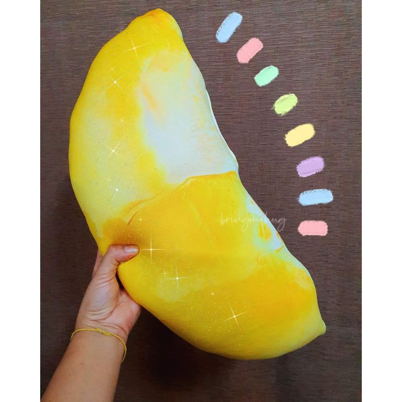 หมอนทุเรียน เนื้อเยอะ นุ่มนิ่ม กัดคำโตๆ ไม่มีกลิ่น 50cm.