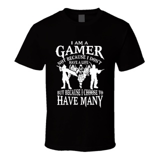 ราคา เสื้อยืด พิมพ์ลายวิดีโอเกม Gamer Dad ยอดนิยม ใส่ในบ้าน สําหรับผู้ชายSize S-5XL