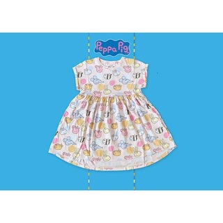 ✅ [5-6Y] Peppa Pig Dress ชุดเดรส เปปป้า พิก