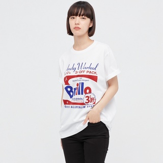 Uniqlo UT เสื้อยืดแขนสั้น พิมพ์ลาย Andy Warhol สําหรับผู้ชาย และผู้หญิง (Artist Series) 448176