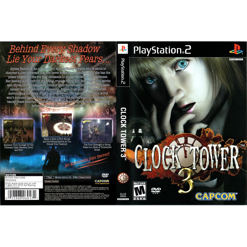 แผ่นเกมส์ Clock Tower 3 PS2 Playstation 2 คุณภาพสูง ราคาถูก