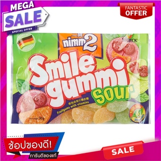 นิมม์ทูสไมล์วุ้นเจลาตินสำเร็จรูปรสเปรี้ยวและผลไม้รวม 90กรัม Nimm To Smile Agar Gelatin Sour and Mixed Fruit 90g.