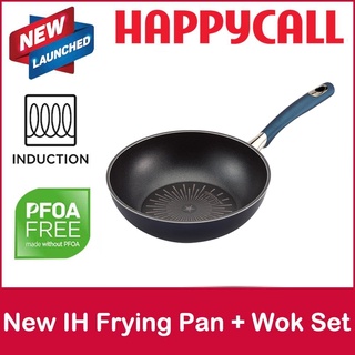 Happycall Nonstick Classic Titanium Induction IH Wok Pan 24cm