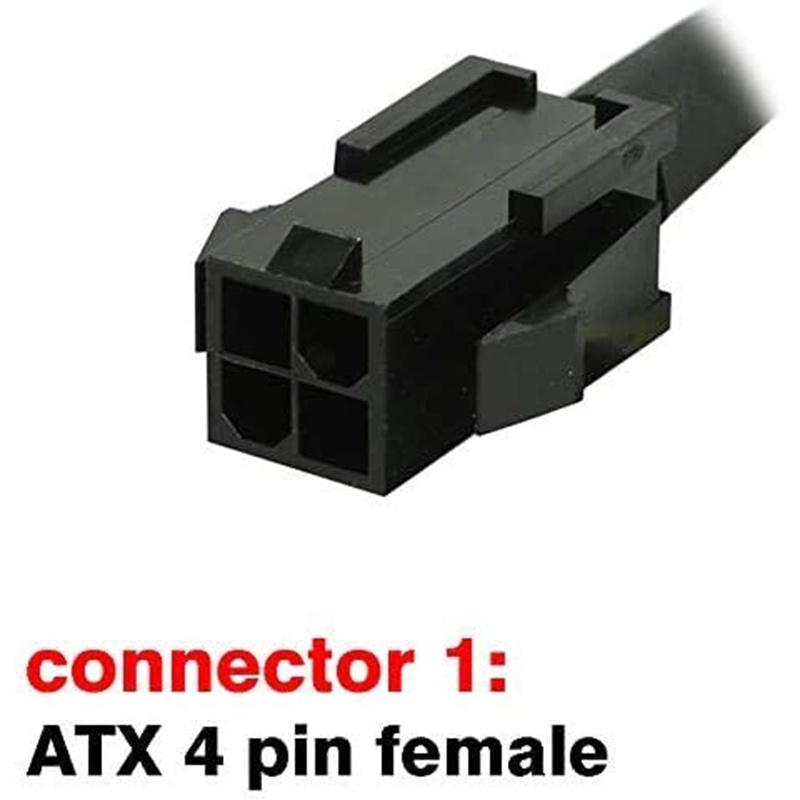 ATX 4 Pin Female to Motoard Pin Male EPS 12V Converter Adapter ...