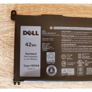 แบตเตอรี่แท้  Dell YRDD6 สำหรับ Dell Inspiron 5491 Dell Latitude 3400 3300 3500 3401 3501 3410 3510