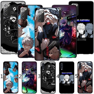 เคสโทรศัพท์ซิลิโคนนุ่ม ลายการ์ตูนอนิเมะ Jujutsu Kaisen Gojo Satoru สําหรับ Realme C2 C3 C11 C12 C15 C17 C20 C21 5 5i 5s 8 8 Pro G138