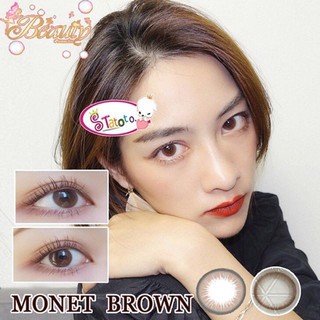 Monet Brown TATOTO Contact Lenses คอนแทคเลนส์ #75