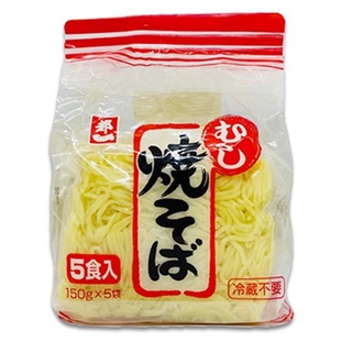 พร้อมส่ง มิยาโกะอิชิ มูชิ ยากิโซบะ (เส้นโซบะสด) ขนาด 150กรัมx 5แพ็คMiyakoichi Mushi Yakisoba