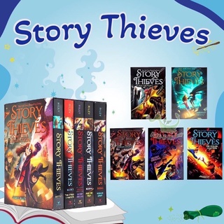 วรรณกรรมเยาวชน แนวผจญภัยแฟนตาซี สำหรับเด็ก Story Thieves Complete Collection 5 books By James Riley