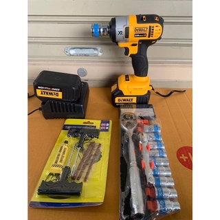 [[ส่งฟรี ไม่ต้องใส่โค้ด]] บล็อคไฟฟ้าDewalt229v แถม ดอก +ปะยาง +ลูกบล็อค ทนหายห่วง ราคาสุดประหยัด