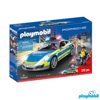 Playmobil 70066  Porsche 911 Carrera 4S Police แอ็คชั่นฟิกเกอร์  พอร์ช รถพอร์ช ตำรวจ 911 Carerea 4s