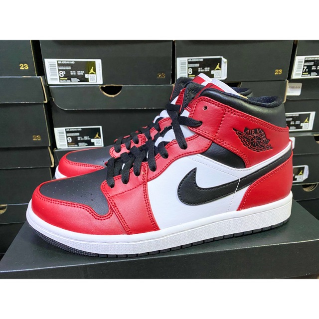 jordan one mid black toe