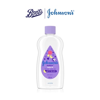 Johnsons Bed Time Baby Oil 300ml. จอห์นสัน ออยล์บำรุงผิวเด็กเบดไทม์ 300มล.