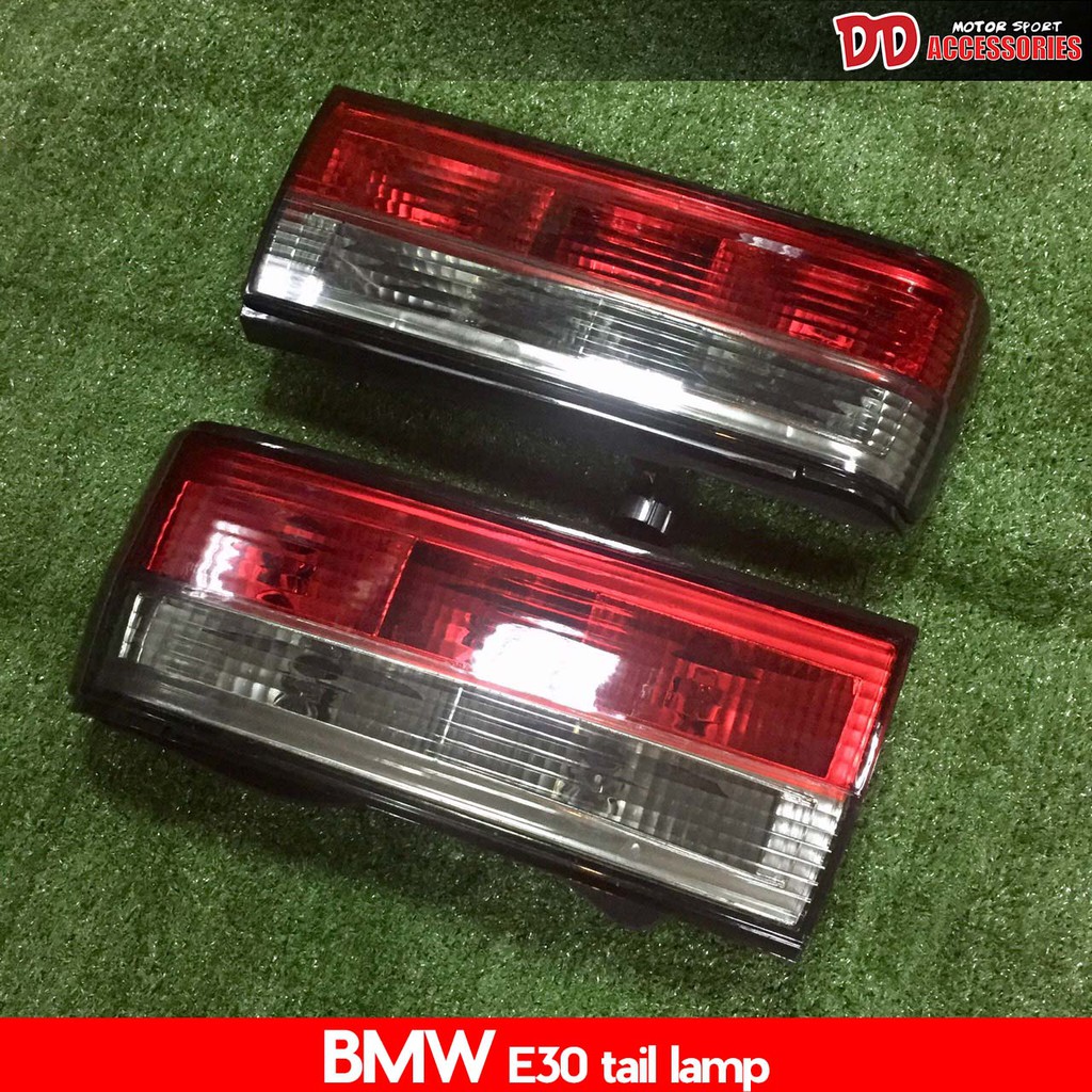 ไฟท้าย BMW E30 1988 1989 1990 สีดำแดง โฉมไฟท้าย 3 ชั้น