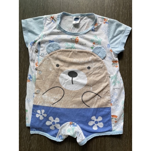 Enfant Romper ชุดหมี Size 3-6 M เสื้อผ้าเด็กแรกเกิด รอมเปอร์เด็ก ชุดเด็ก