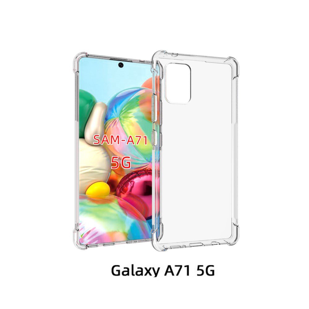 พร้อมส่ง！！ เคส Samsung Galaxy A71 5G (ใช้กับ A71 ธรรมดาไม่ได้)แบบ TPU ใสเสริมขอบและมุมกันกระแทก