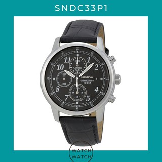 นาฬิกาผู้ชาย SEIKO Chronograph รุ่น SNDC33P1 Quartz Mens Watch