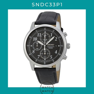 นาฬิกาผู้ชาย SEIKO Chronograph รุ่น SNDC33P1 Quartz Mens Watch