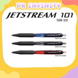 ปากกาลูกลื่น UNI JETSTREAM 101 SXN-101 ขนาด0.5และ0.7มม. จำนวน 1 ด้าม