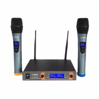 ไมโครโฟนไร้สาย/ไมค์ลอยคู่ UHF WIRELESS Microphone รุ่น A-ONE A-111