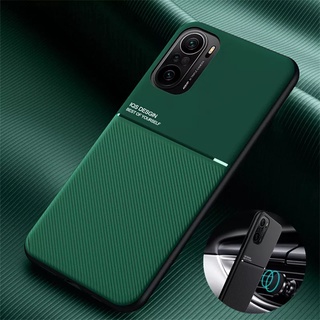 เคสโทรศัพท์หนัง Tpu แม่เหล็กกันกระแทกป้องกันรอยขีดข่วนสําหรับ Xiaomi Poco F3 / Poco X3 Gt 5G