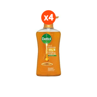 Dettol เดทตอล โกลด์ สบู่เหลวอาบน้ำ แอนตี้แบคทีเรีย คลาสสิค คลีน 500 มล. x 4