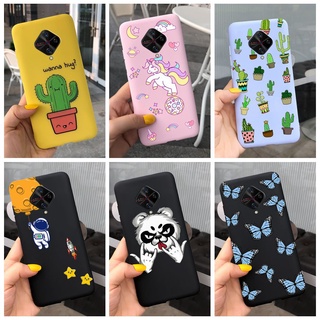 เคส Vivo S1 Pro 1920 1920_20 / S1 Prime 1937 น่ารัก นักบินอวกาศ กระบองเพชร พิมพ์ลาย สีแคนดี้ ซิลิโคน TPU นิ่ม เคสโทรศัพท์