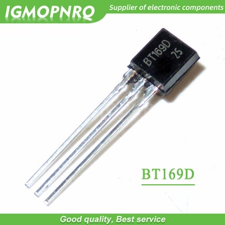 ไตรแอกไทริสเตอร์ BT169D BT169 TO-92 SCR 400V 9A 3-Pin SPT 50 ชิ้น