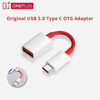 ของแท้ อะแดปเตอร์สายเคเบิล รองรับเมาส์ U Disk One Plus Type-C OTG Cabel สําหรับ Oneplus 9r 9 8t 8 Pro Usb OTG Type C To Usb A