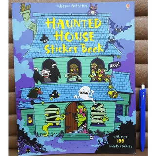 Haunted house stickers book