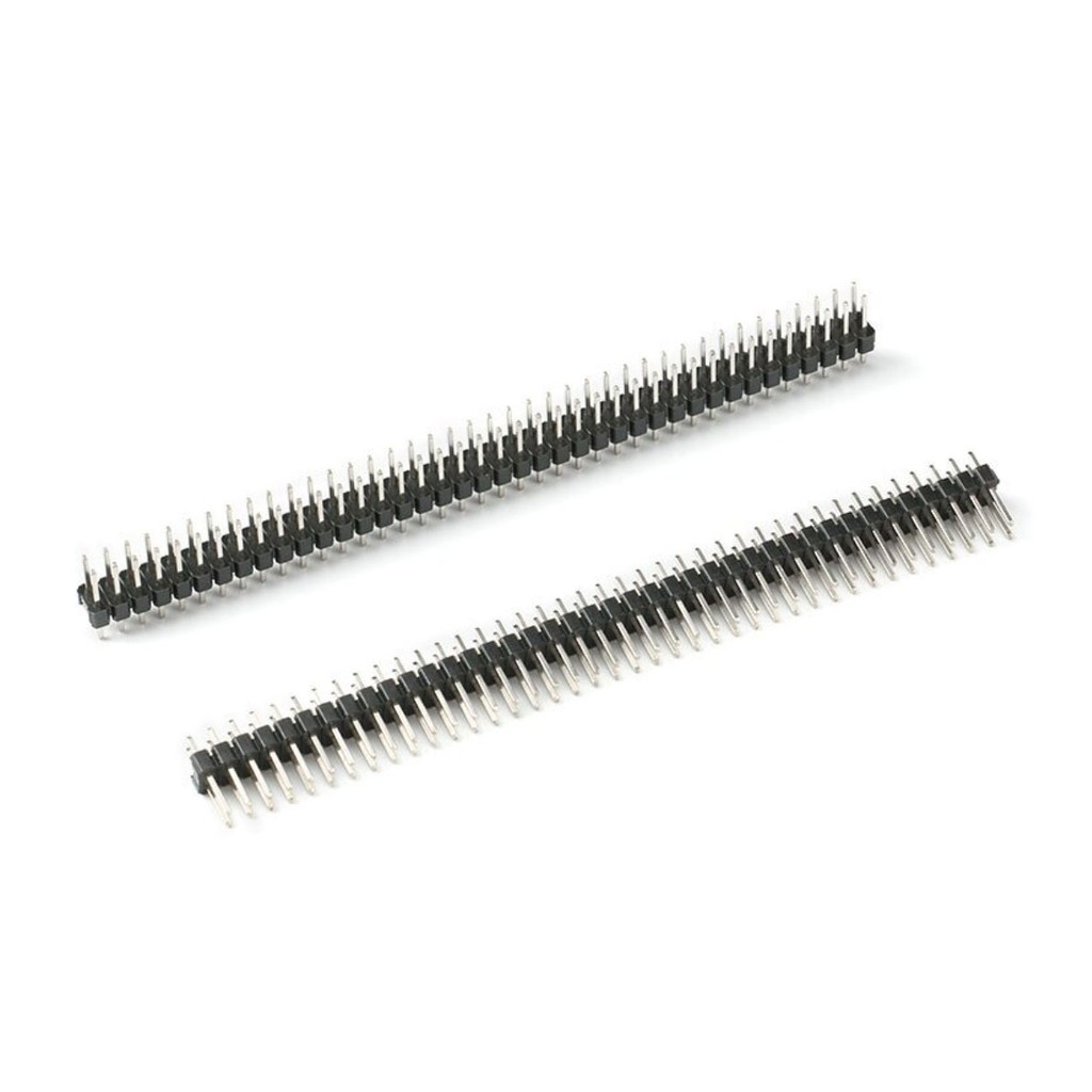 พร้อมส่ง-2x40 Pin Pitch 2.54 mm Straight Male Dual Row Header Strip PBC ...