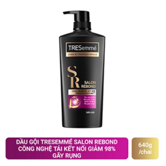 Tresemme Salon rebond Shampoo 650g ( สีแดง )