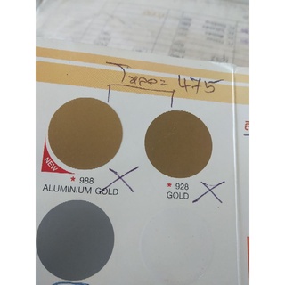 สีสเปรย์ สีทอง 928 988 สำหรับงานเอนกประสงค์ ยกลัง