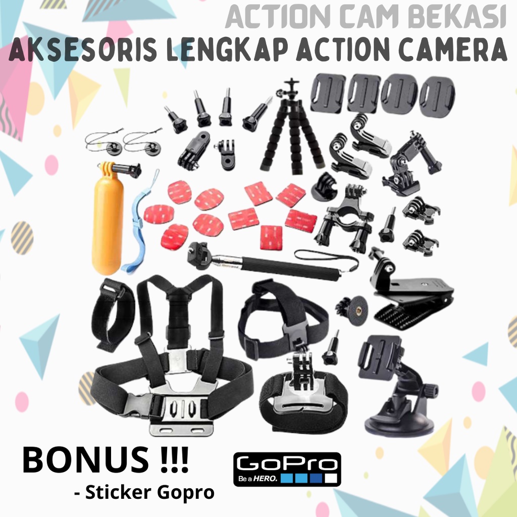 Universal อุปกรณ์เสริมสําหรับ Action กล้อง Gopro Xiaomi Yi Kogan Brica Bpro Bpro5 Bpro 5 Sjcam Ezviz