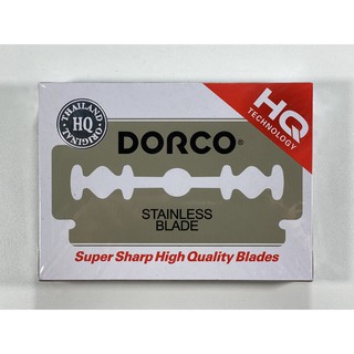 DORCO ของแท้กล่องโฉมใหม่ ใบมีดโกน สแตนเลส2คม (100ใบ)