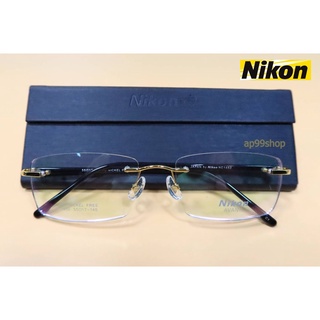 กรอบแว่นตา Nikon  nc1452 กรอบสีทอง