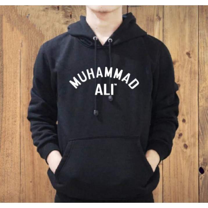 Muhammad Ali Zipper Hoodie Jacket - Muhammad Ali - Muhammad Ali Zipper White Premium