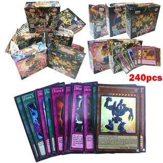 Yugioh Monsters Duel Booster Box การ์ดเกม 24 แพ็ค 240 ชิ้น