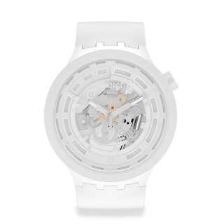 Swatch นาฬิกาผู้ชาย C-WHITE รุ่น SB03W100