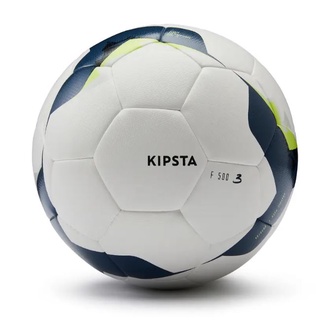 Decathlon KIPSTA ลูกฟุตบอลไฮบริดขนาด 3 รุ่น F500 (สีขาว/เหลือง)