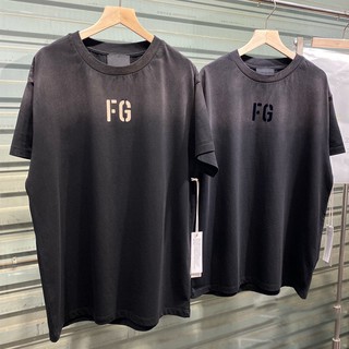 FEAR OF GOD main line seventh season FOG  FG flocking T-shirt