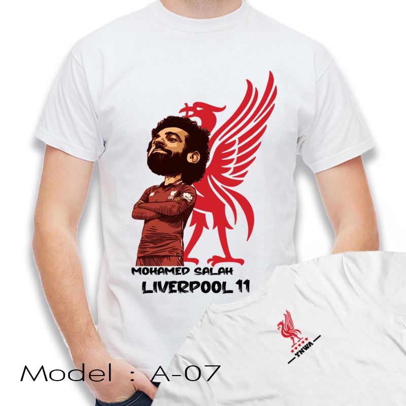 เสื้อยืด สกรีนลายนักเตะลิเวอร์พูล #Mohamed Salah - Liverpool T-Shirt
