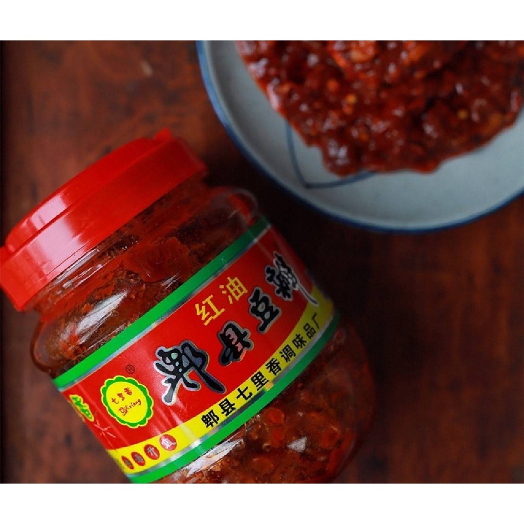 正宗郫县豆瓣酱七里香四川特产 โต้วป้านเจี้ยง สไตล์เสฉวน ยี่ห้อชีหลี่เซียง ขนาด 500 กรัม