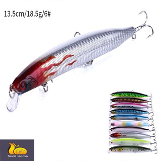 (S-315) เหยื่อปลั๊กยาว มีเสียง  19กรัม  Hard fishing lures เหยื่อตกปลา