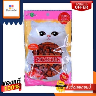 แคทอะโฮลิค ซอฟท์ชิคเก้น+ฟิชแซลมอนสกิน80กCATAHOLIC SOFTCHICKEN+FISH SALMONSKIN80G