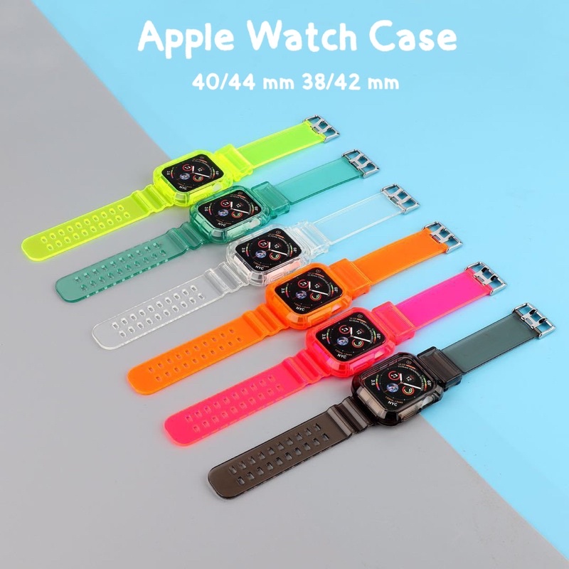 Apple Watch Case 38 40 42 44 mm Silicon แอปเปิ้ลวอช สายนาฬิกา